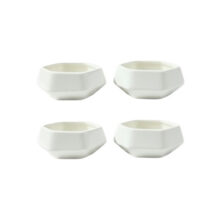 پیاله مدل سرامیکی طرح ۶ ضلعی مجموعه ۴ عددی