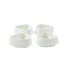 پیاله مدل سرامیکی طرح مثلثی مجموعه ۴ عددی