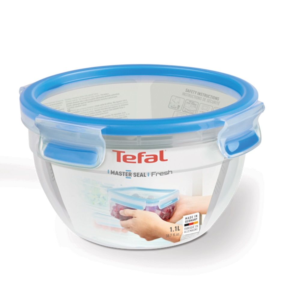 ظرف نگهدارنده بابدنه پلاستیکی تفال مدل K3023112 مناسب برای قرار دادن در فریزر و ماکروویو