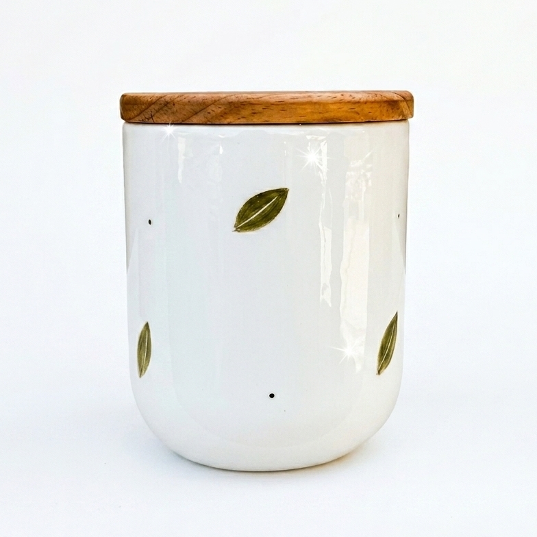 بانکه مدل استوانه ای طرح برگ تکی