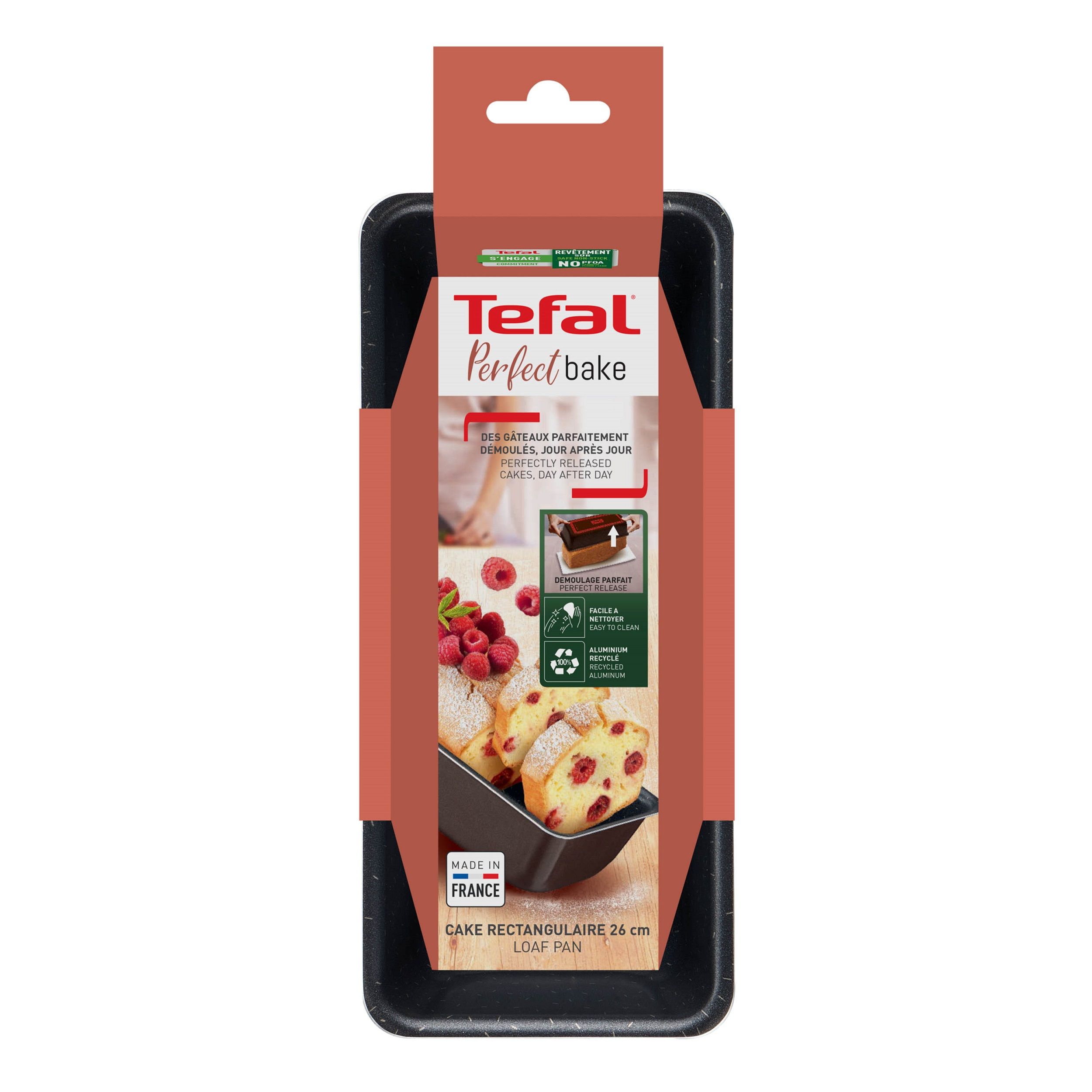 قالب کیک آلومینیوم تفال مدل Perfect Bake J5547202