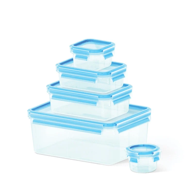 ظرف نگهدارنده بابدنه پلاستیکی تفال مدل K3029012 مناسب برای قرار دادن در فریزر و ماکروویو بسته 5 عددی
