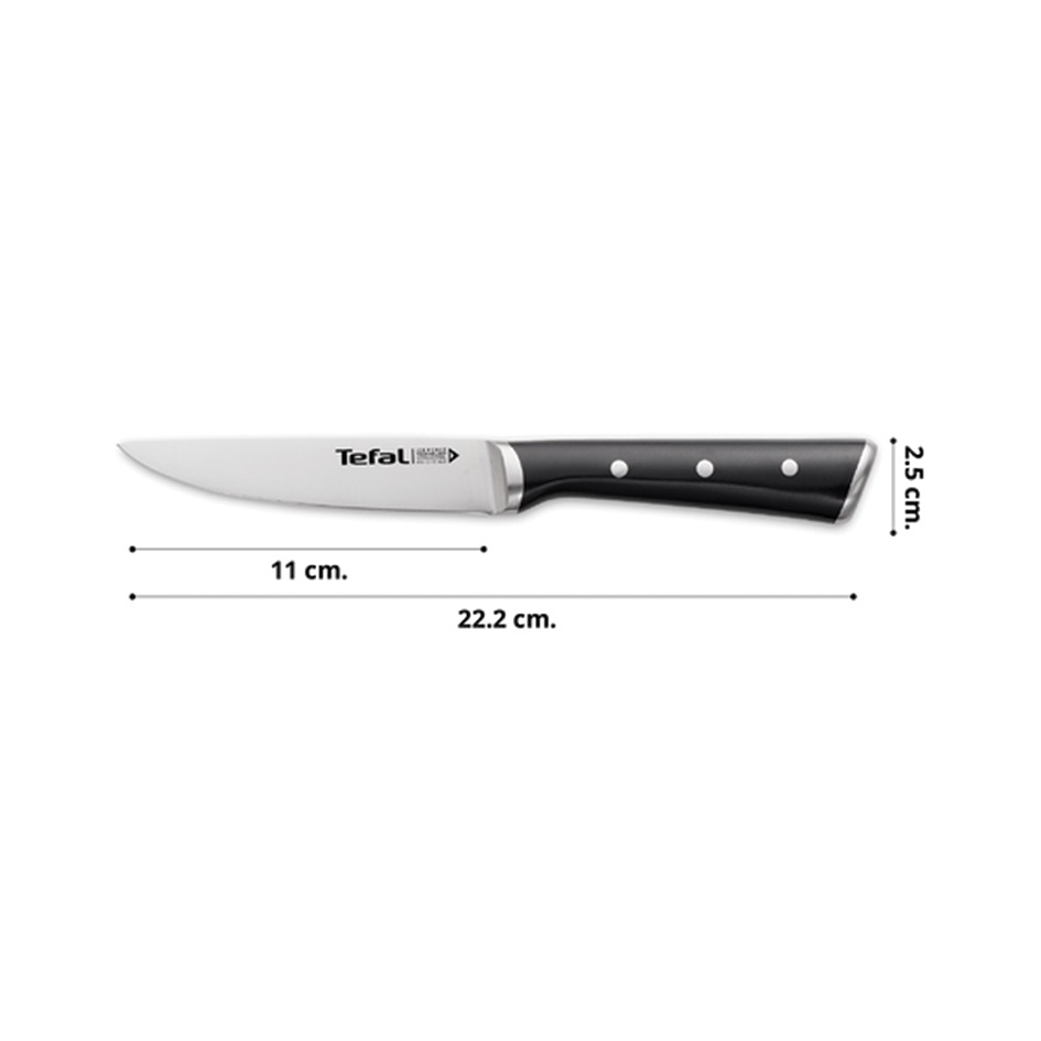 چاقو آشپزخانه با تیغه استیل و با دسته پلاستیک تفال مدل k2320914